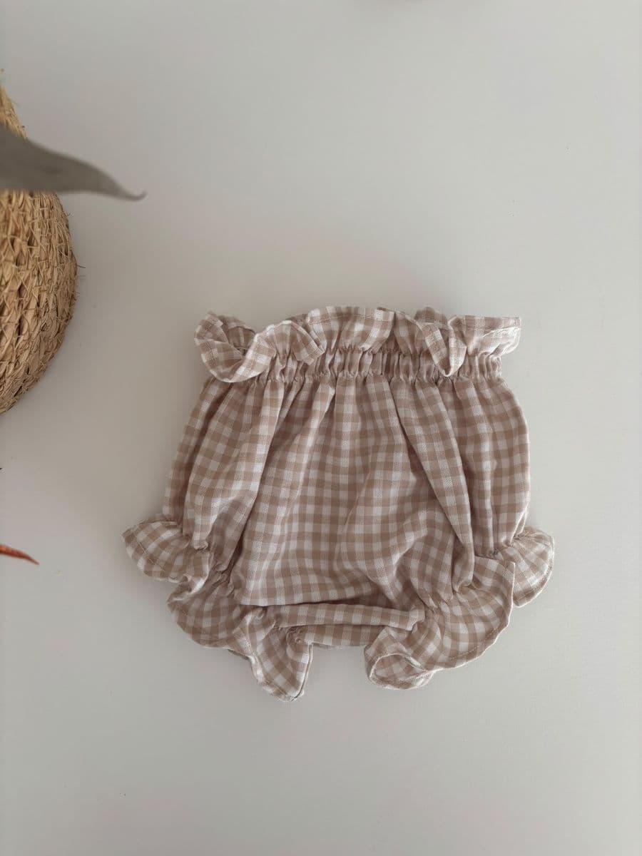 cubrepañal unisex beige